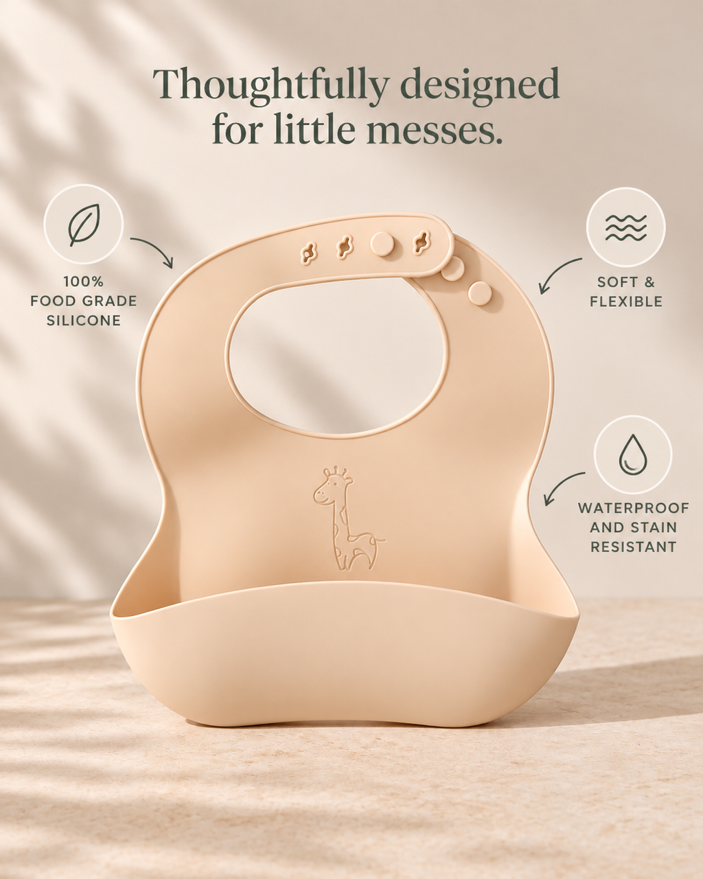 Little Eaters Silicone Bib