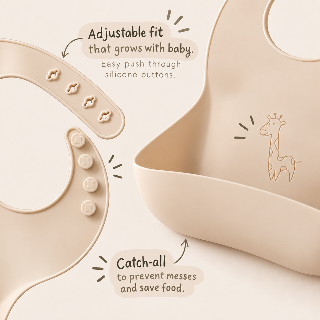 Little Eaters Silicone Bib