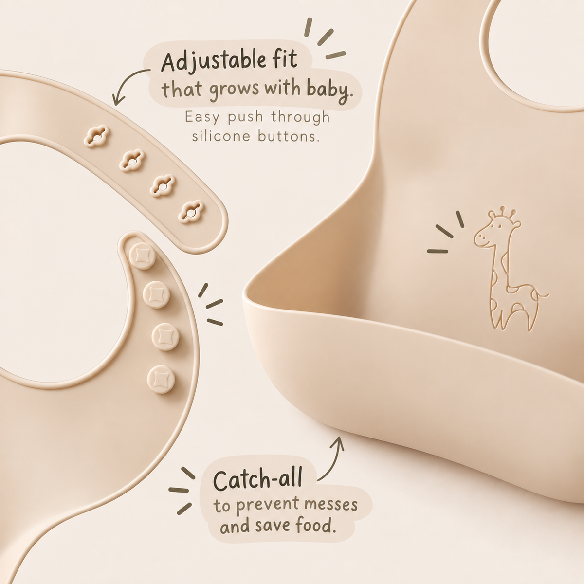 Little Eaters Silicone Bib