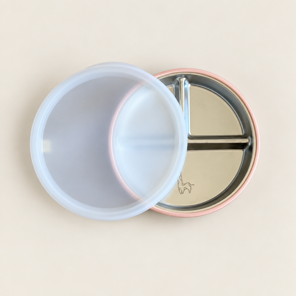 Little Eaters Silicone Divided Plate Lid