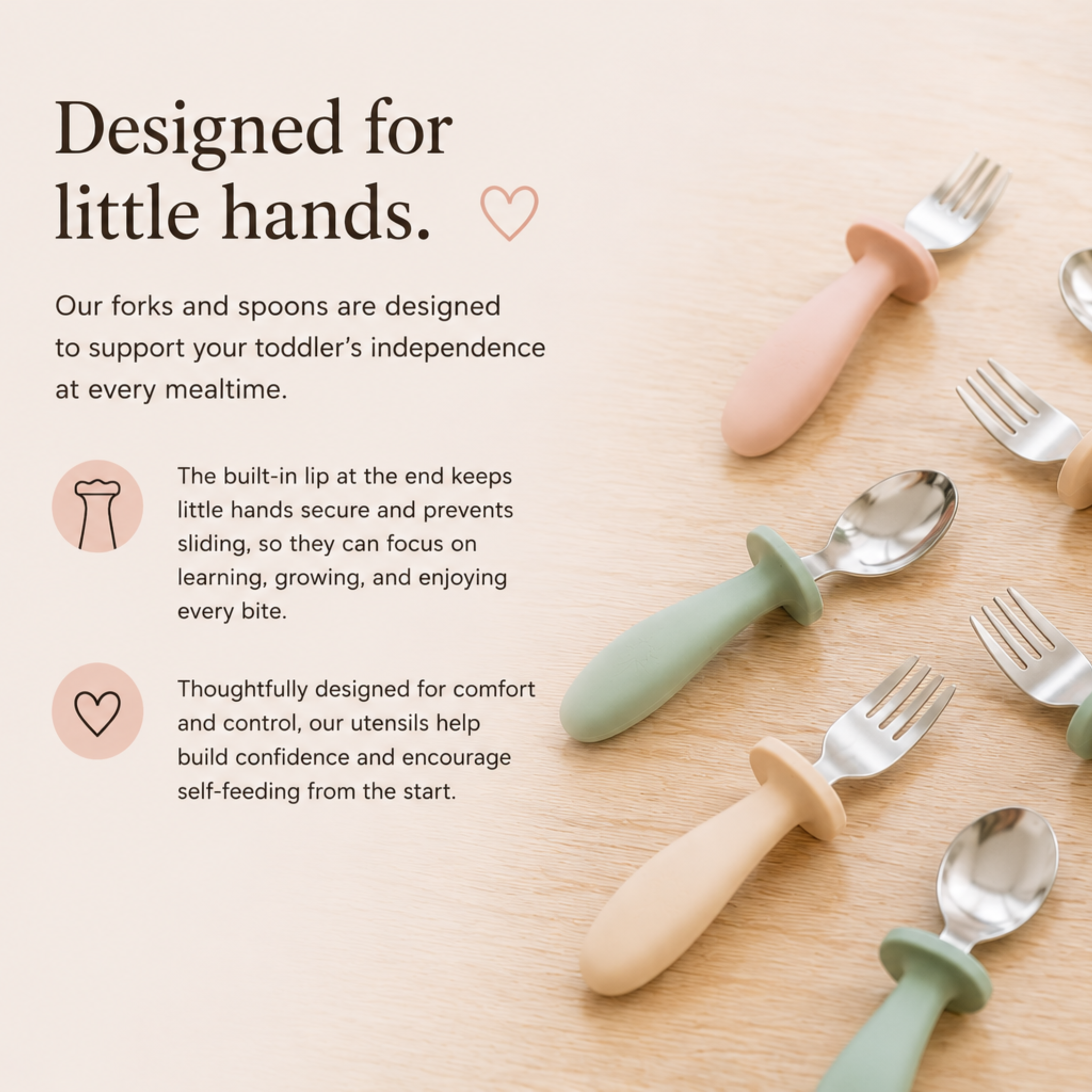 Little Eaters Fork and Spoon